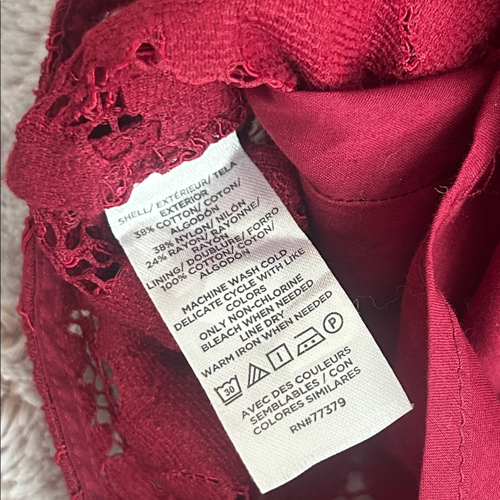 NWT Ann Taylor lace shirt with cami - Picture 11 of 12